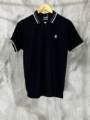 Luxury Cotton Polo Shirt – Soft, Stretchy, Performance Fit - Black