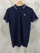 Luxury Cotton Polo Shirt – Soft, Stretchy, Performance Fit - Navy Blue