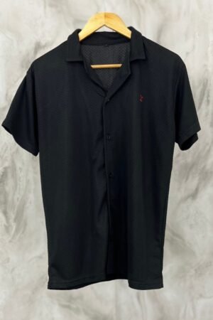 Imported Texture Safari Shirt – Stretchable, Soft Finish Fabric