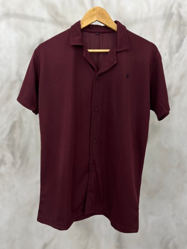Imported Texture Safari Shirt – Stretchable, Soft Finish Fabric - Image 2