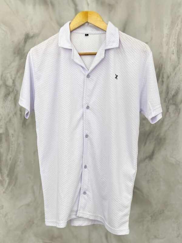 Imported Texture Safari Shirt – Stretchable, Soft Finish Fabric - Image 3