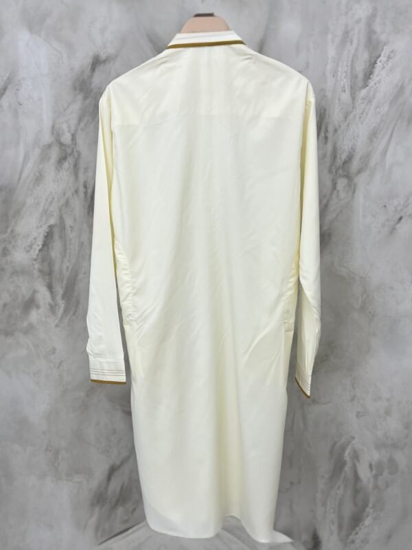 Signature Purely Fitted White Stitched Suit – Elegant & Timeless Design - Image 2