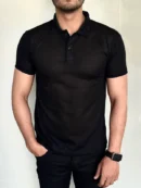The Basic Polo – Lightweight, Stretchy, Quick-Dry Cotton Blend with UV Protection