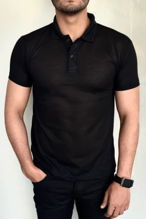 The Basic Polo – Lightweight, Stretchy, Quick-Dry Cotton Blend with UV Protection