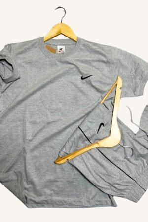 Ultra Move Grey Cotton Tracksuit – Quick-Dry, Stretchable, Gym & Casual Wear